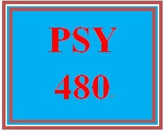 PSY 480 Week 2 Quiz