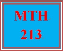 MTH 213 Week 4 MyMathLab® Videos