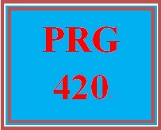 PRG 420 Week 3 Learning Team: Quality Control Sheet Review
