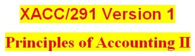 XACC 291 Entire Course