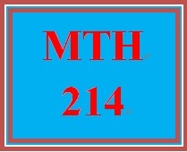 MTH 214 Week 4 Quiz