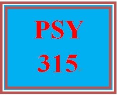 PSY 315 Week 1 Learning Team Charter
