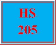 HS 205 Week 5 Final Course Reflection