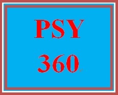 PSY 360 Week 1 Cognitive Psychology Definition Paper