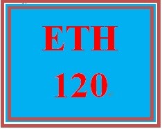 ETH 120 Week 1 Stereotype Worksheet