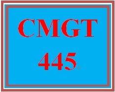 CMGT 445 Week 2 Learning Team Business Case for Investment Outline