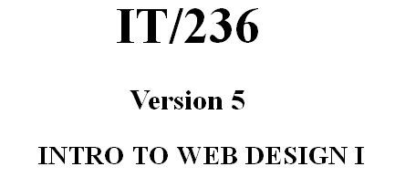 IT 236 Week 3 DQ 2