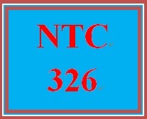 NTC 326 Week 1 Individual Lab Challenge
