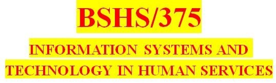 BSHS 375 Entire Course