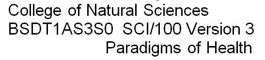 SCI 100 All DQs