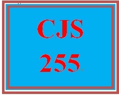 CJS 255 Week 2 Federal Prison Comparison Matrix
