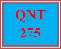QNT 275 Week 2 Quiz