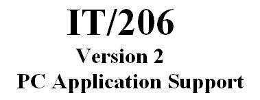 IT206 Week 2 CheckPoint Knowing Where You Placed Your Document