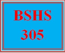 BSHS 305 Week 2 Informational Brochure