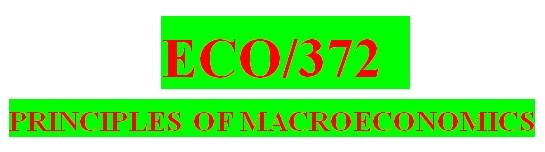 ECO 372 Week 1Knowledge Check