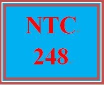 NTC 248 Week 1 Individual: Networking Basics