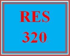 RES 320 Week 4 Scaling Study