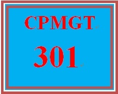 CPMGT 301 Week 4 Project Communication Management Plan