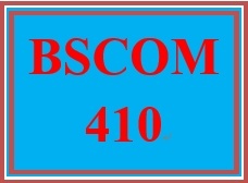 BSCOM 410 Week 4 Hot Button Issue Paper