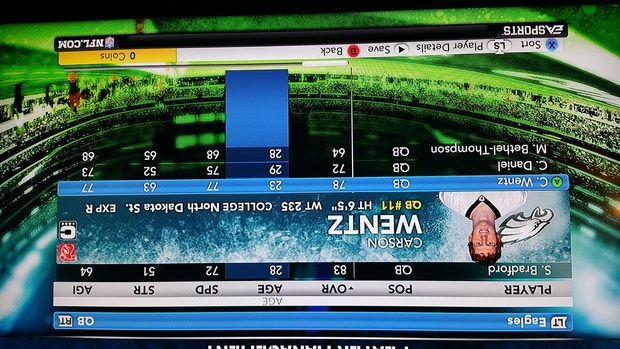 Madden NFL 12 2017 NFL Draft / Offseason Roster Update (XBOX 360)