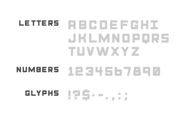 Monk Typeface