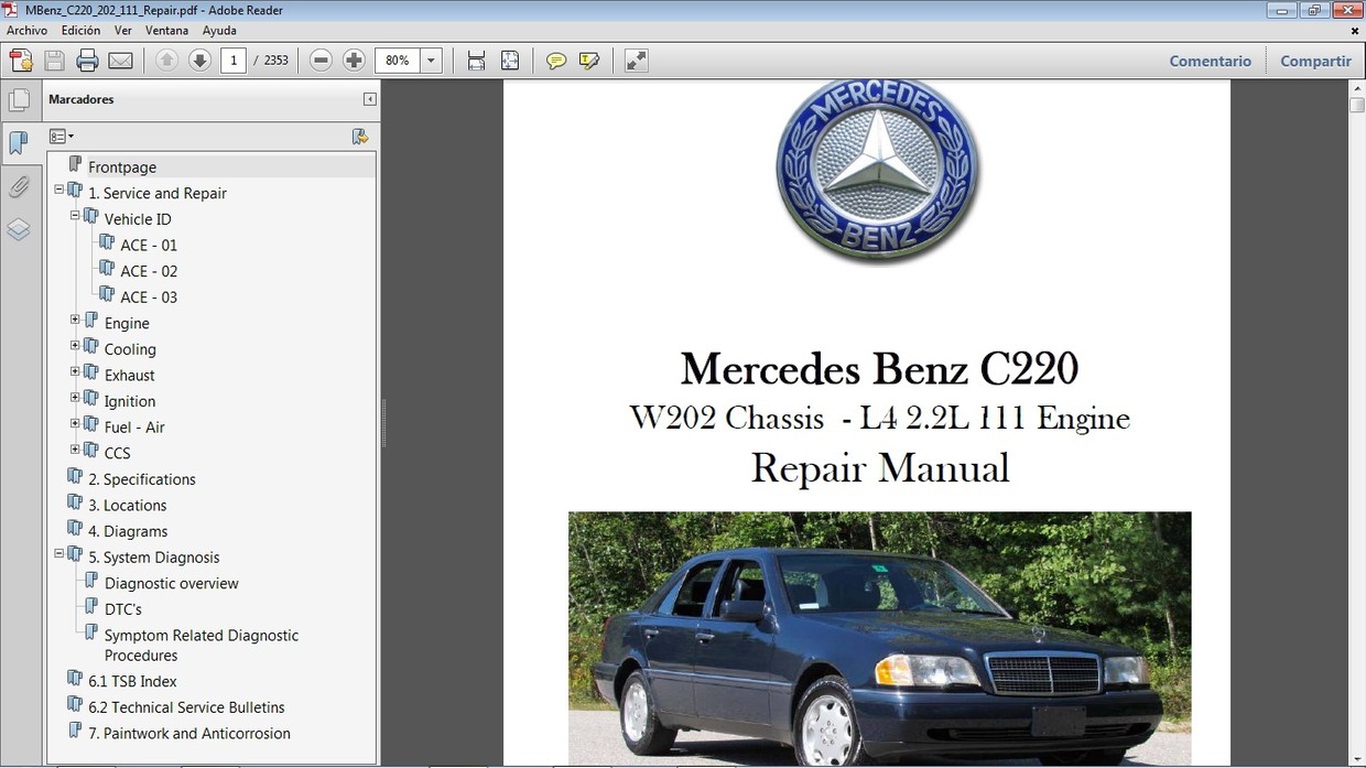 mercedes-benz-c220-w202-workshop-repair-manual-manua-car-repair-manuals