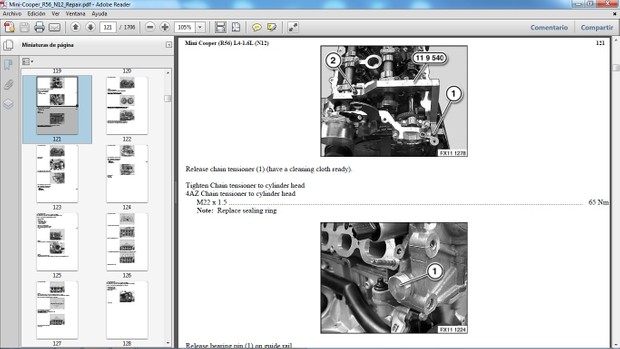 MINI COOPER R56 motor N12 2007-2010 Manual de Taller - Workshop Repair