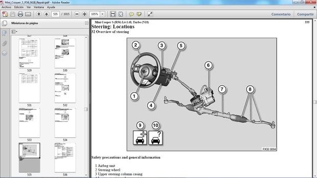 MINI COOPER S R56 2011-2014 - Manual de Taller - Workshop Manual