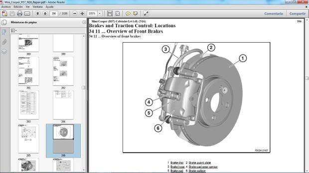 MINI COOPER R57 2011 en adelante - Manual de Taller - Workshop Manual