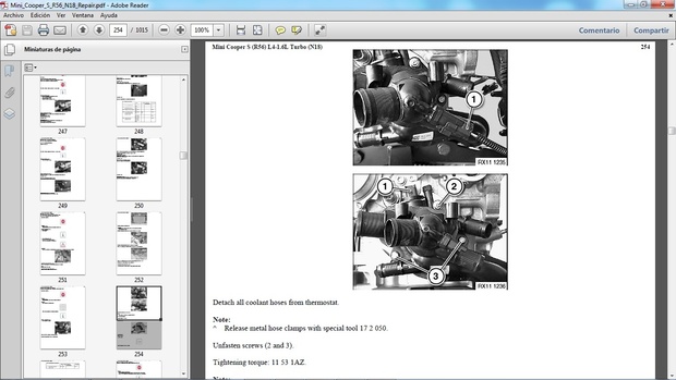 MINI COOPER S R56 2011-2014 - Manual de Taller - Workshop Manual