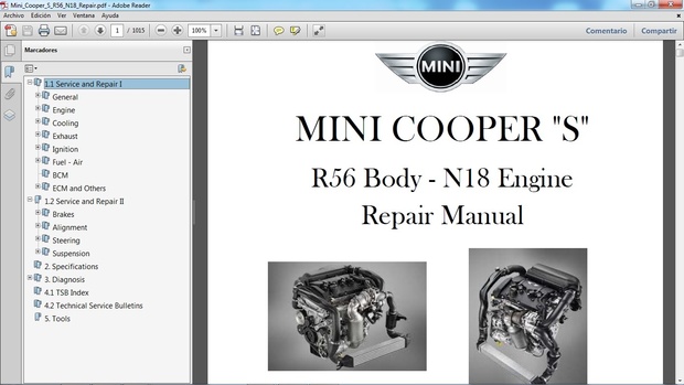 MINI COOPER S R56 2011-2014 - Manual de Taller - Workshop Manual