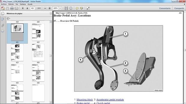 MINI COOPER S R56 2011-2014 - Manual de Taller - Workshop Manual