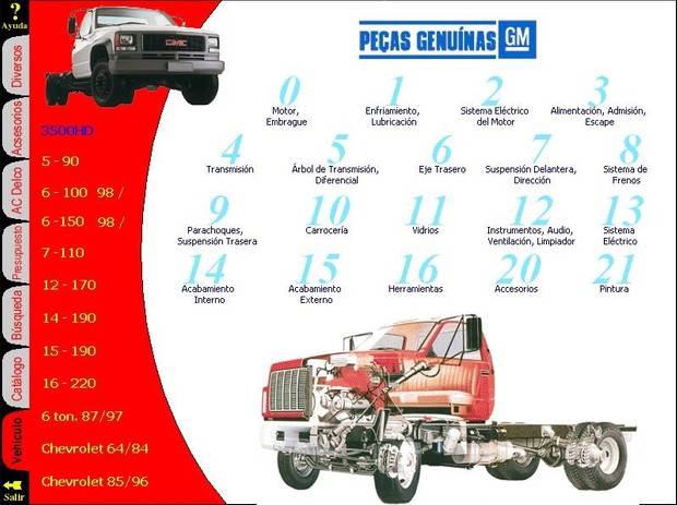 GMC y Chevrolet - Catálogo Electrónico de Piezas de CAMIONES