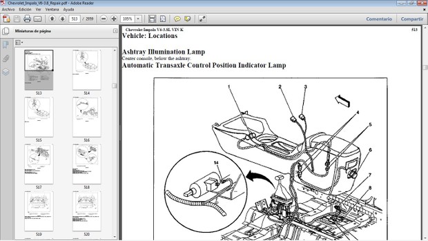 CHEVROLET IMPALA Workshop Repair Manual - Manual de Reparación