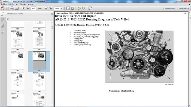 MERCEDES BENZ CLS55 AMG W219 Manual de Taller - Workshop Manual