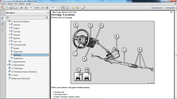 MINI COOPER R56 2011 en adelante - Manual de Taller - Workshop Manual