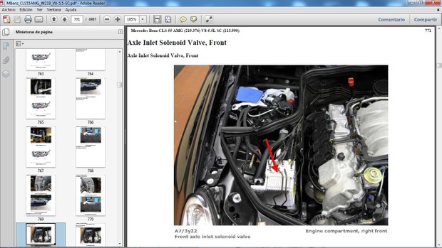 MERCEDES BENZ CLS55 AMG W219 Manual de Taller - Workshop Manual