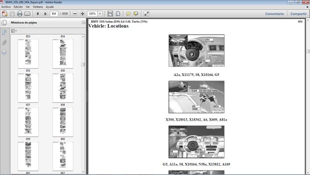 BMW 335i E90 motor N54 - Manual de Taller - Workshop Repair Manual