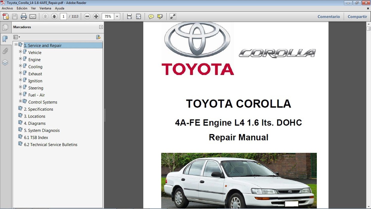 Toyota corolla manual