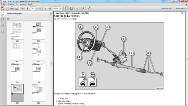 MINI COOPER R57 2011 en adelante - Manual de Taller - Workshop Manual