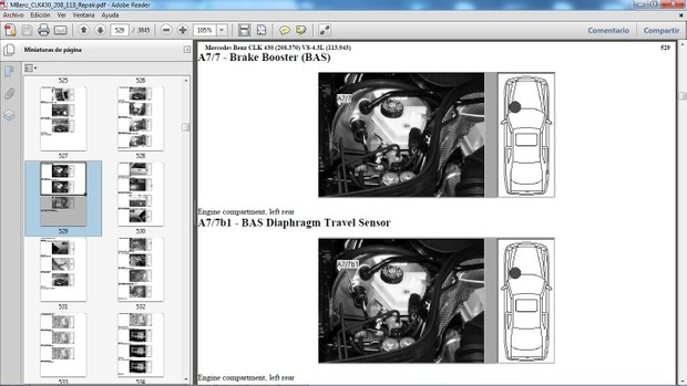 MERCEDES BENZ CLK430 chassis 208 Manual de Taller - Workshop Repair