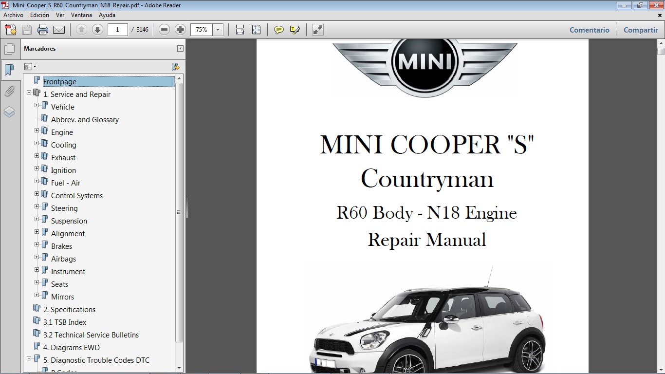 mini cooper s workshop manual free download