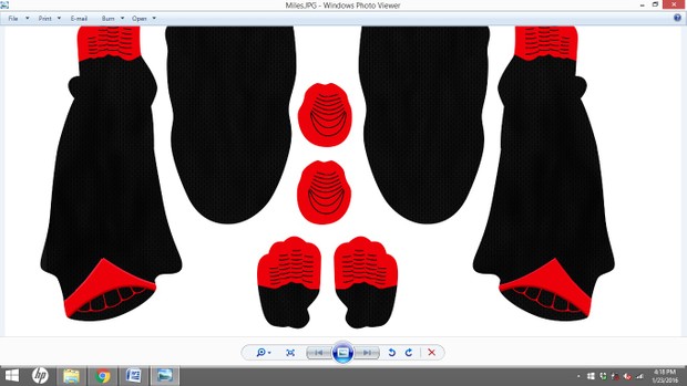 Miles Morales Comic Dye Sublimation Print File