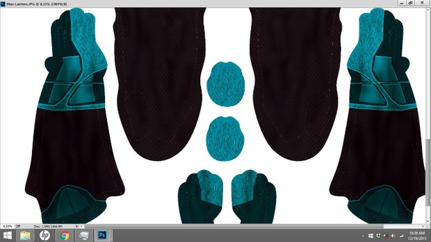Blue Lantern Dye Sublimation Print File