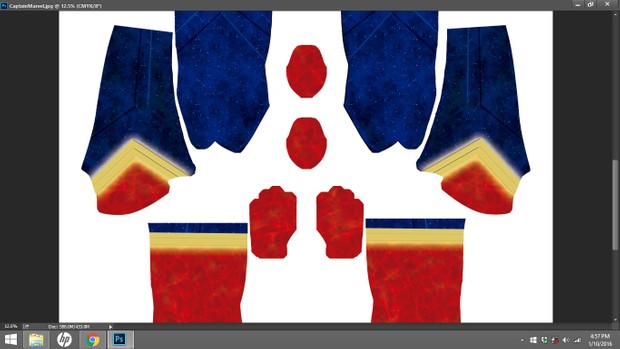 Captain Marvel (Carol Danvers) Dye Sublimation Print File