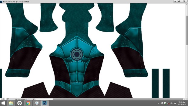 Blue Lantern Dye Sublimation Print File
