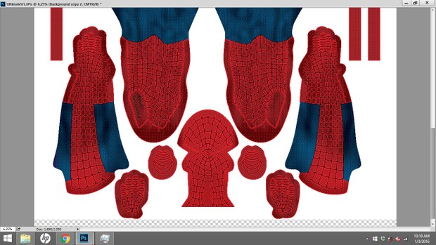 Spider-Man Dye Sublimation Print FIle