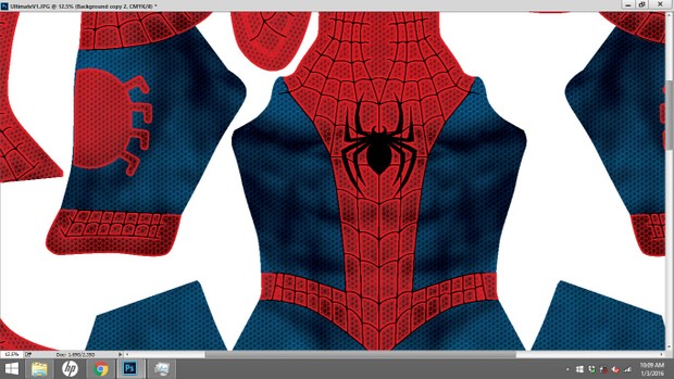 Spider-Man Dye Sublimation Print FIle