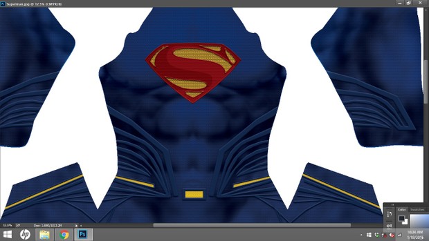 Superman (BvS Dawn of Justice) Dye Sublimation Print File
