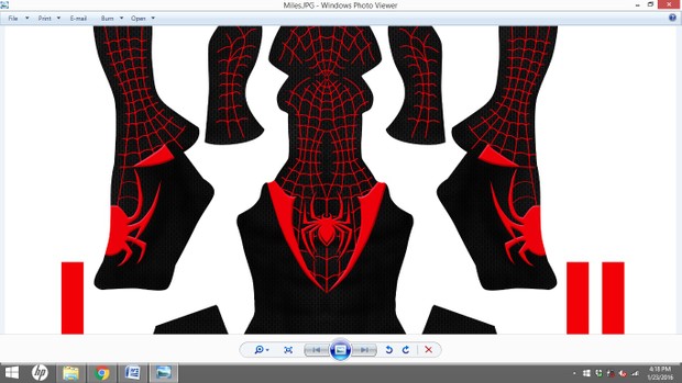 Miles Morales Comic Dye Sublimation Print File